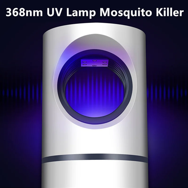 УФ-москитная лампа для борьбы с вредителями, анти-комары мухи, насекомые ловушки, Отпугиватели, отключение питания USB, Фотокатализ, физический