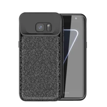 Для samsung Galaxy S7 S7 боковая батарея Чехол Smart тонкое зарядное устройство Мощность Дело power Bank для samsung Galaxy S7 боковая батарея Чехол