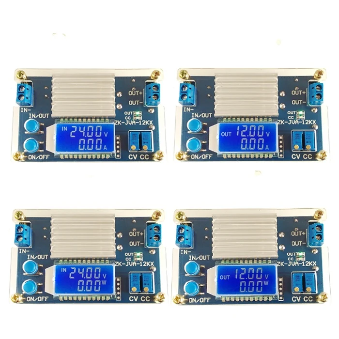 Преобразователь постоянного тока 12А 160 Вт CC CV понижающий модуль питания 5,3-32 В до 1,2-32 В отображение напряжения тока