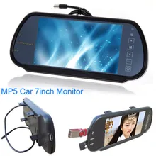 7′ Inch LCD Car Rear View Mirror Monitor Backup Parking Sensor for MP5 / DVD/TV Screen for Parking Assistance System