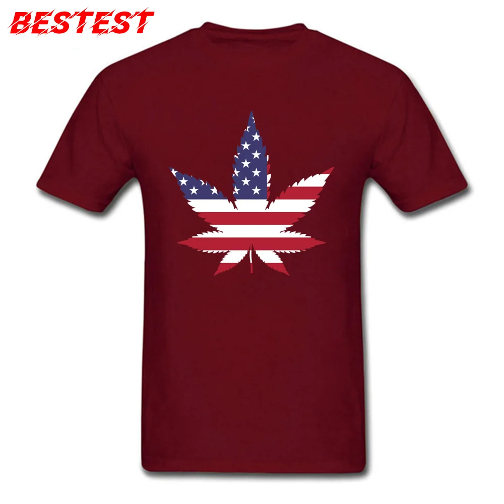 Classic Flag marijuana 2766322_960_720 Men T Shirts Company April FOOL DAY Short Sleeve O Neck 100% Cotton Tops Shirts Tee Shirt Flag marijuana 2766322_960_720 maroon