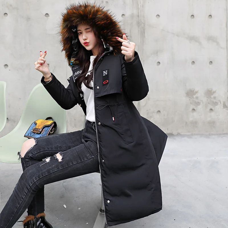 D'hiver Capuchon Manteaux Rembourré À face En Parkas Color2 Long Épaissir color1 Manteau Femme Nouveau Vestes color3 Coton Femmes Chaud Porter Double Iv4ppn