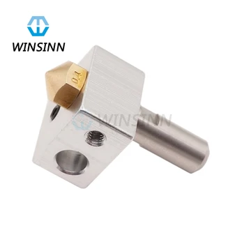 

MK10 Extruder Hotend Kit .4mm Copper Nozzle M7 Thread Heatbreak with PTFE Teflon - For Wanhao / FlashForge / Creator Etc.