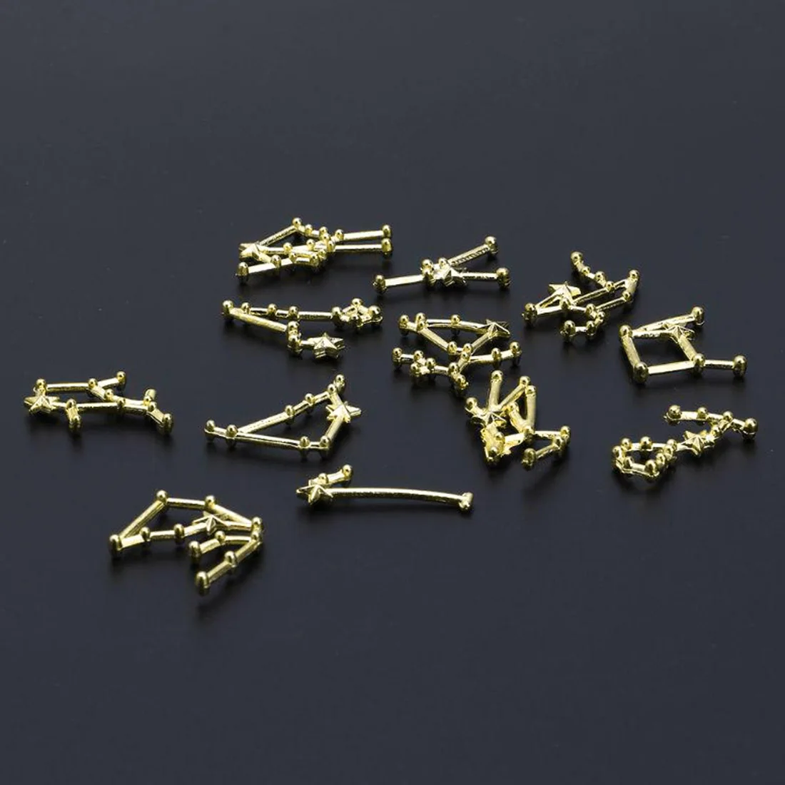 

1 sets 12 constellations metal material epoxy mold makeing jewelry filling for DIY jewelry DIY making