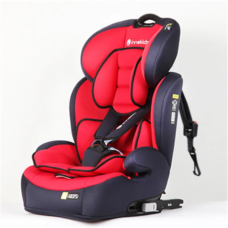 INNOKIDS IK-06 автомобильное детское безопасное сиденье для 0-12 лет ISOFIX жесткий интерфейс 3C может для сидения и лежа регулируемое детское сиденье - Цвет: red