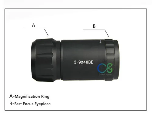 Iluminado para Caça Rifle Scope Vermelho - Verde Azul Gs1-0247 Ppt 3-9x40be 7 High Quality Esporte e Lazer
