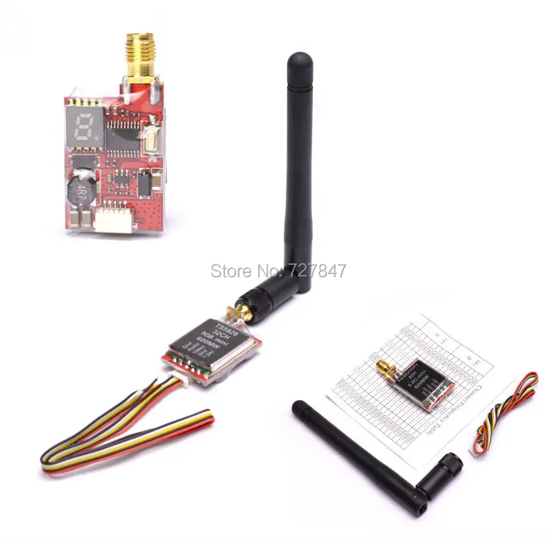 

TS5828L Micro 5.8G 600mW 40CH Mini FPV Transmitter with Digital Display