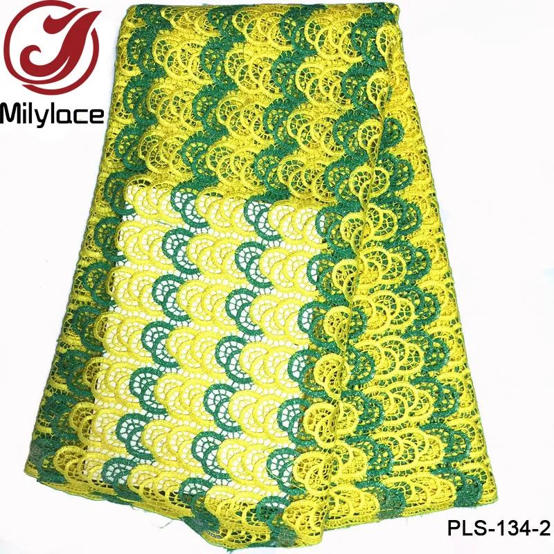 guipure cord lace african heavy fabrics water soluble laces high quality fabric for women PLS-134 | Дом и сад