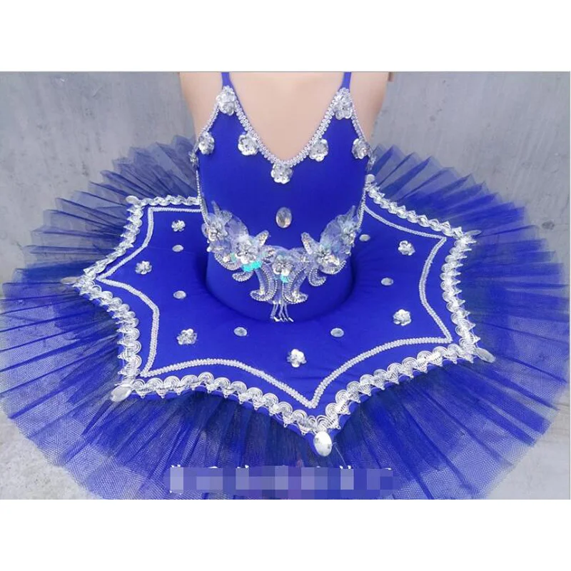 Girls White Swan Lake Ballet princess dance dress Costume 90cm165 Kids