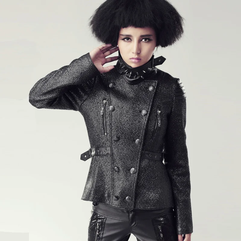 パンク ロックファッションノベルティ女性コートジャケットゴシックスチームパンクy425 Coat Jacket Women Coat Jacketfashion Jacket Aliexpress