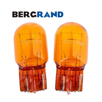 

2PCS 7443 W21/5W 580 Natural Amber Signal Lamp Miniature Bulb Wedge T20 Rear Light Braking Light Bulb Indicator Automotive Lamp