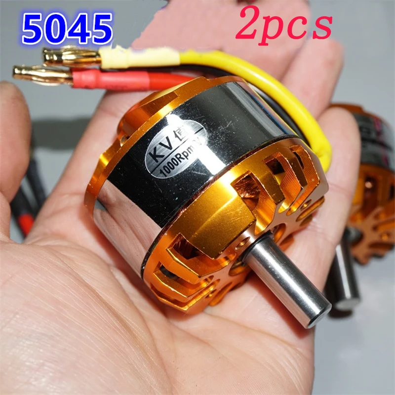 

2pcs 5045 Outrunner Brushless Motor KV890 KV900 High Power Large Torque Outer-rotor for RC DIY Airplane Engine