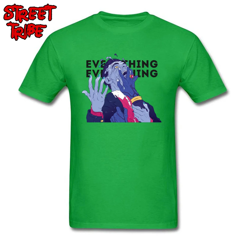 Everything Everything 3281 Top T-shirts Coupons Short Sleeve Street 100% Cotton O Neck Men Tops Shirt Tops Tees Summer/Autumn Everything Everything 3281 green
