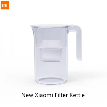 

2018 Xiaomi Mijia Filter Kettle Multiple filters AS Material Sodium Free Water Filter With LED Light Reminder For Smart Home