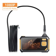1080P эндоскоп камера промышленный HD 4,3-дюймовый цифровой ЖК-экран в камере наблюдения s Профессиональный Автомобильный осмотр бороскоп