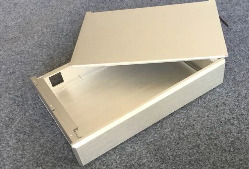 GZLOZONE DIY алюминиевый кожух DAC/preamp/усилитель шасси 330*61 5*228 мм L10 16|Усилители мощности|