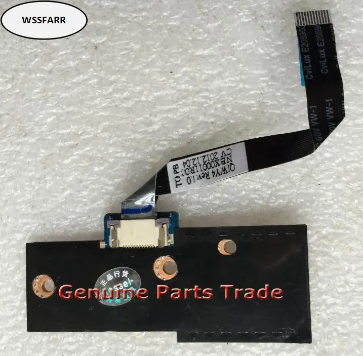 Оригинальная панель Power Media Button для Lenovo Y580 Y480 Y485 Series QIWY3 LS 8001P протестирована