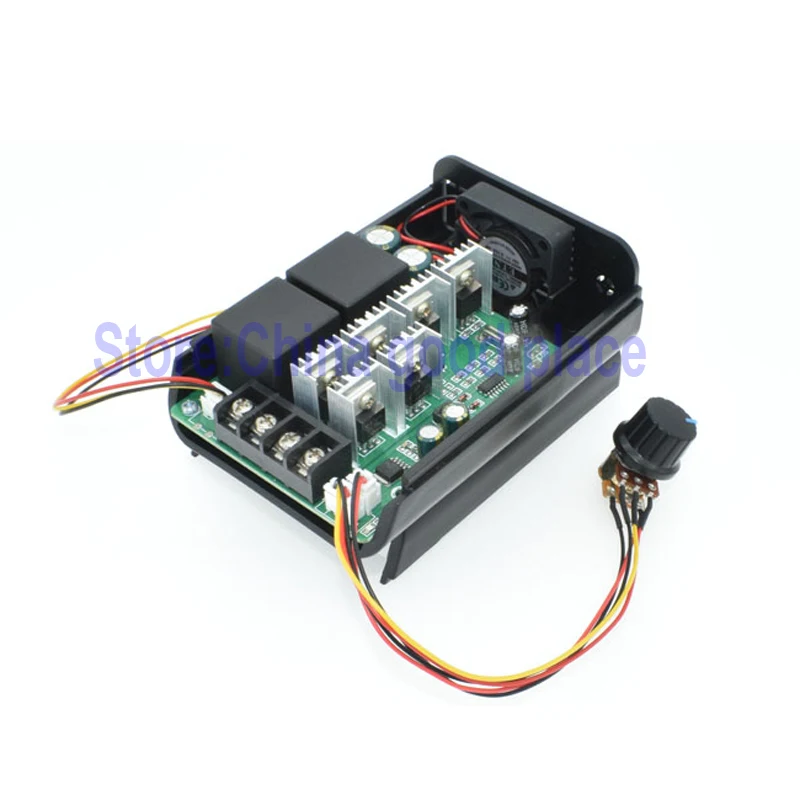 DC12V24V36V48V55V 40A цифровой Дисплей 0 ~ 100% Регулируемый приводной модуль PWM двигатель