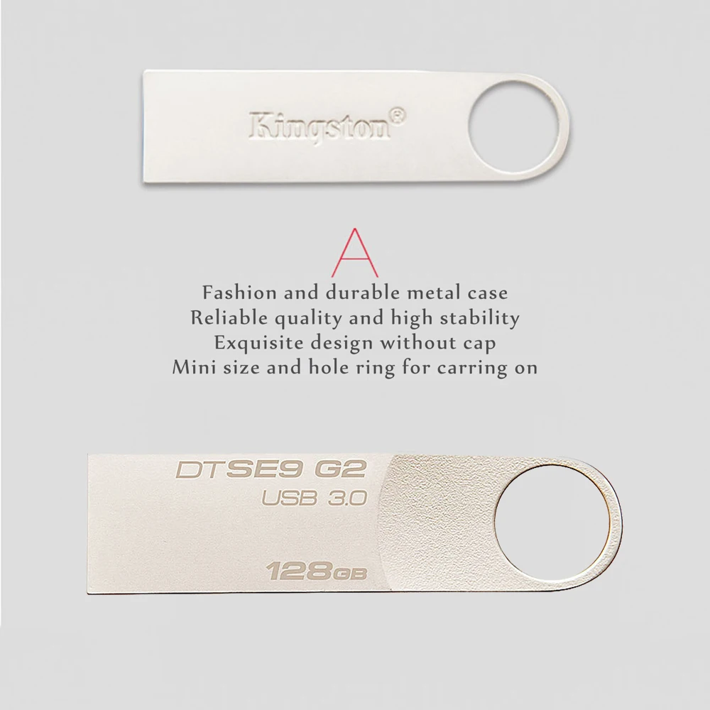 Kingston DTSE9G2 USB 3.0 Metal Flash Pen Drive 128GB 64GB 32GB 16GB USB Flash Drive Pendrive External Storage Memory Stick Kingston DTSE9G2 USB 3.0 Metal Flash Pen Drive 128GB 64GB 32GB 16GB USB Flash Drive Pendrive External Storage Memory Stick