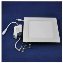 Dropship ультратонкий 6 Вт светодио дный потолочные панели света 2835 SMD 30 светодио дный s огни ультратонкий светильник 85~ 265 В+ Драйвер для кухни и ванной CE