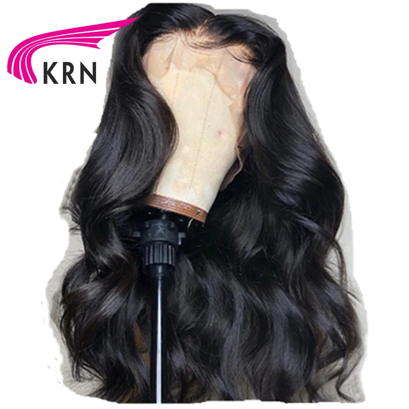 КРН 13*6 человеческие волосы на кружеве парики для женщин бразильские волосы волнистые волосы на теле парик на фронте al remy волосы