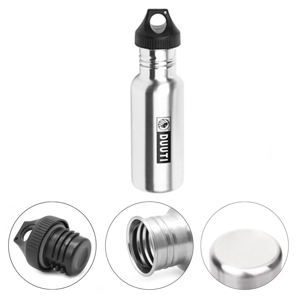 500ML/750ML Stainless Steel Bicycle Water Bottle MTB Riding Cycling