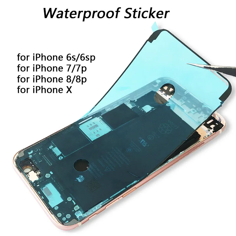 1pcs for iPhone X 8 7 6S PLUS Waterproof LCD Front Housing Frame Adhesive Sticker
