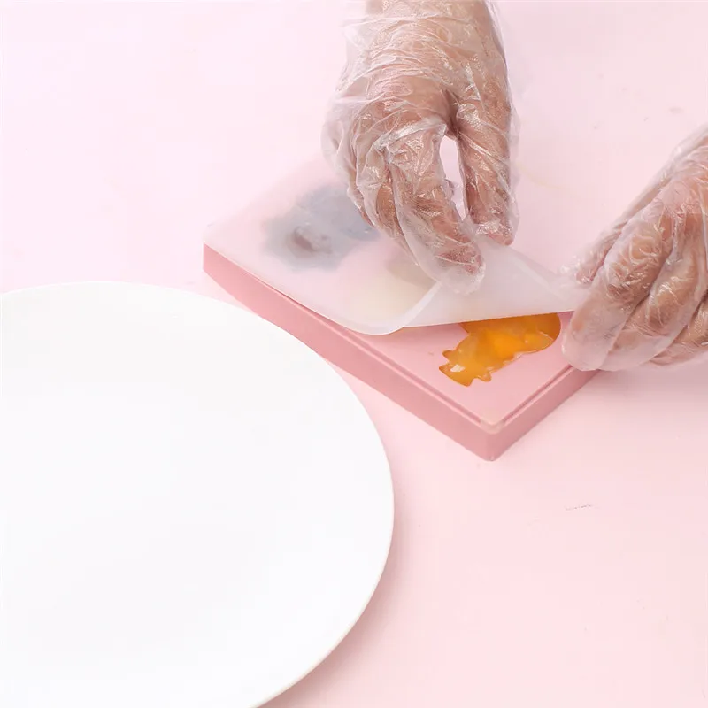 Covered Cartoon 3 Piece Ice Cream Ice Cube Mold Kitchen 2 Colors Multi-type Silicone Homemade Manual Diy Ice Cream Mold Home