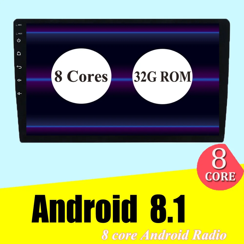 

32G ROM 10.1 Inch Android 8.1 Car Multimedia Player Car Stereo 2DIN bluetooth WIFI GPS Nav Octa Core Radio Video
