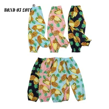 Штаны для новорожденных; длинные Хлопковые Штаны; Штаны для маленьких мальчиков и девочек; свободные штаны с рисунком; Одежда для маленьких девочек; костюм