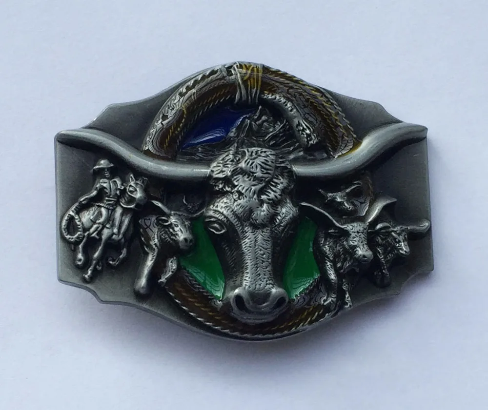 

Longhorn Bull Western Belt Buckle SW-BY432 suitable for 4cm wideth belt