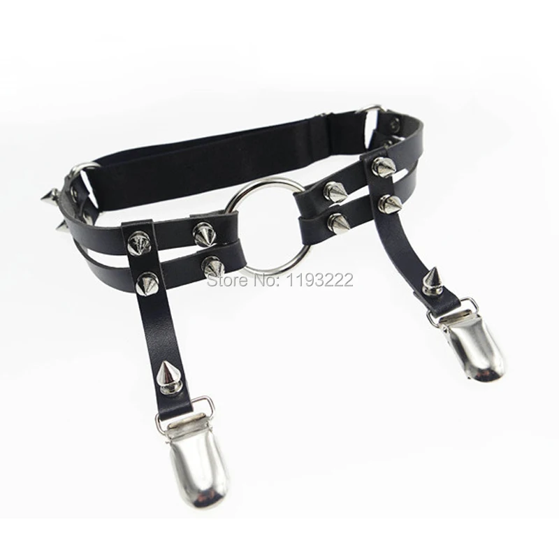 Buy Punk Goth Harajuku Spikes Handcrafted Heart Garter