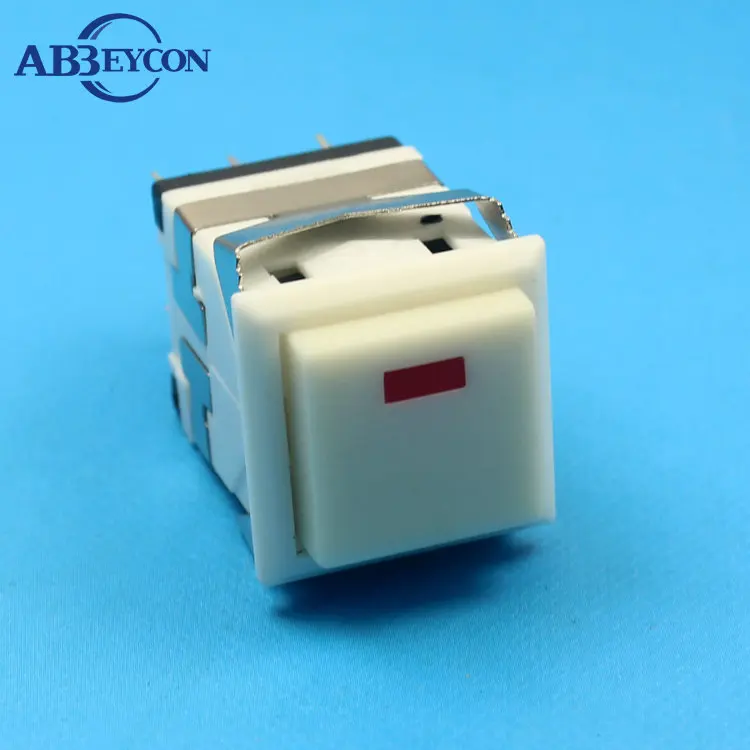 

NS193W IP40 KD2-22W Momentary ON-(ON) square LED Illuminated small push butotn foot switch
