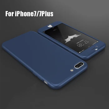 

For Apple 360 Full Protection Case For iPhone 7 7plus Back Cover For iPhone8 8Plus