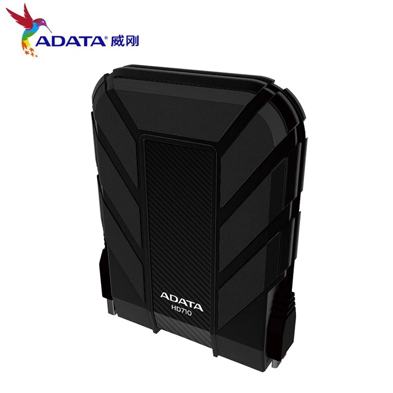 AData внешний жесткий диск 1 ТБ 2 ТБ HD710 Pro USB3.1 2,5-дюймовый Портативный жесткого диска военный стандарт противоударный IEC пыле Безразмерные;