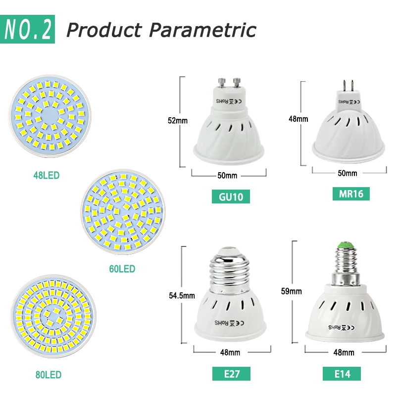 Bombilla led GU10 MR16 E27 E14 bombillas lampara ampolla LED lámpara 220 V 240 V 4 W 6 W 8 W 2835 LED de luz fría/caliente blanco Bombilla led GU10 MR16 E27 E14 bombillas lampara ampolla LED lámpara 220 V 240 V 4 W 6 W 8 W 2835 LED de luz fría/caliente blanco