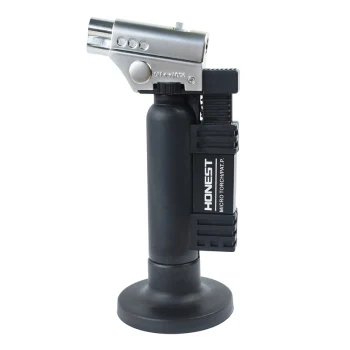 Grill Army Fans Outdoor Camping Supplies Inflatable Windproof Welding Gun Spray Straight Mini Portable Bbq Fire Desktop Lighter