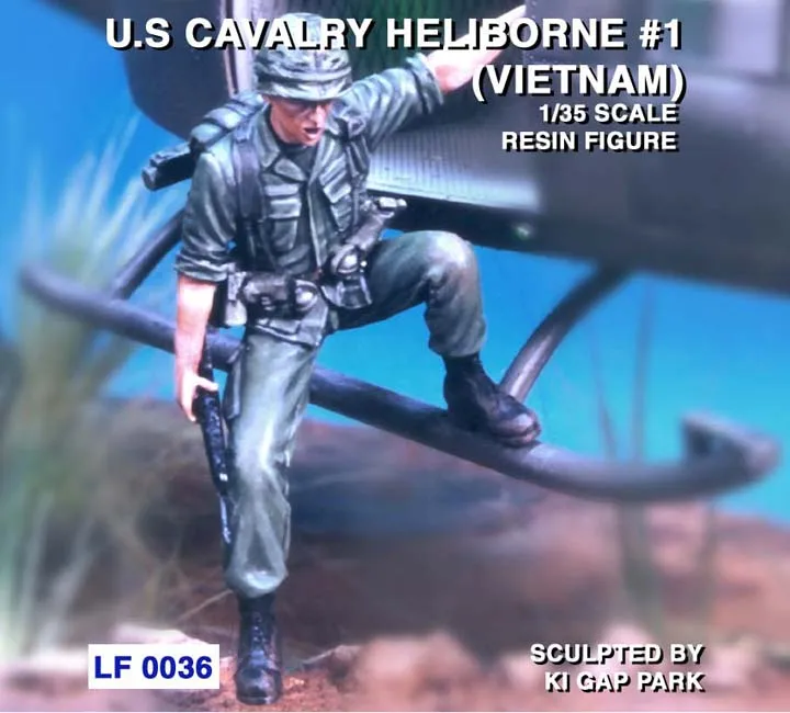 1/35 модельная фигурка из смолы комплекты кавалерия сша Heliborne #1 несобранный