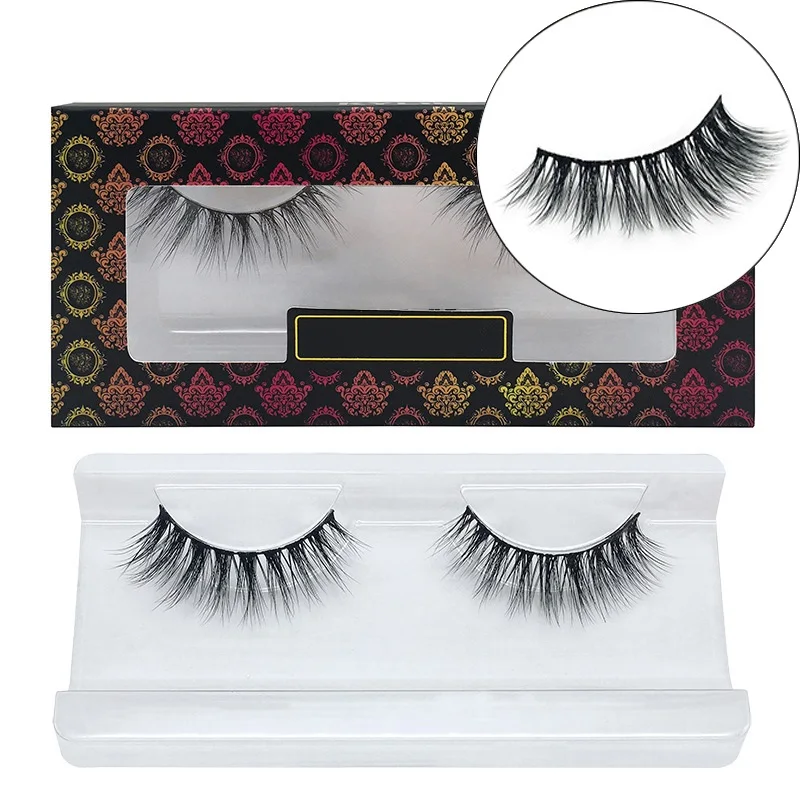 

3D Mink Eyelashes Hair Natural Eyelash Handmade Wispy Cross Fluffy Long False Lashes Extension Eye Lashes Tools