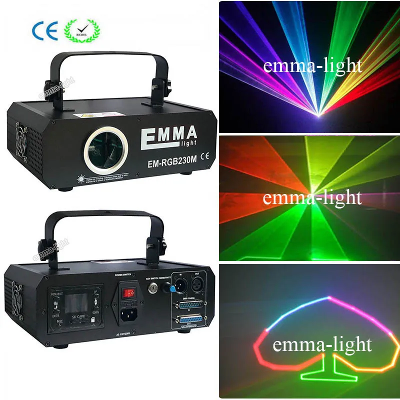 

High power RGB Animation Dj Laser Performer 1W laser stage lighting, 1 Watt Laser ILDA