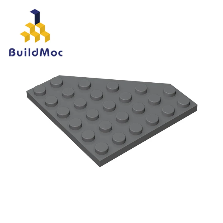 BuildMOC совместимые Собирает Частицы 6106 6x6 для строительных блоков части DIY логотип
