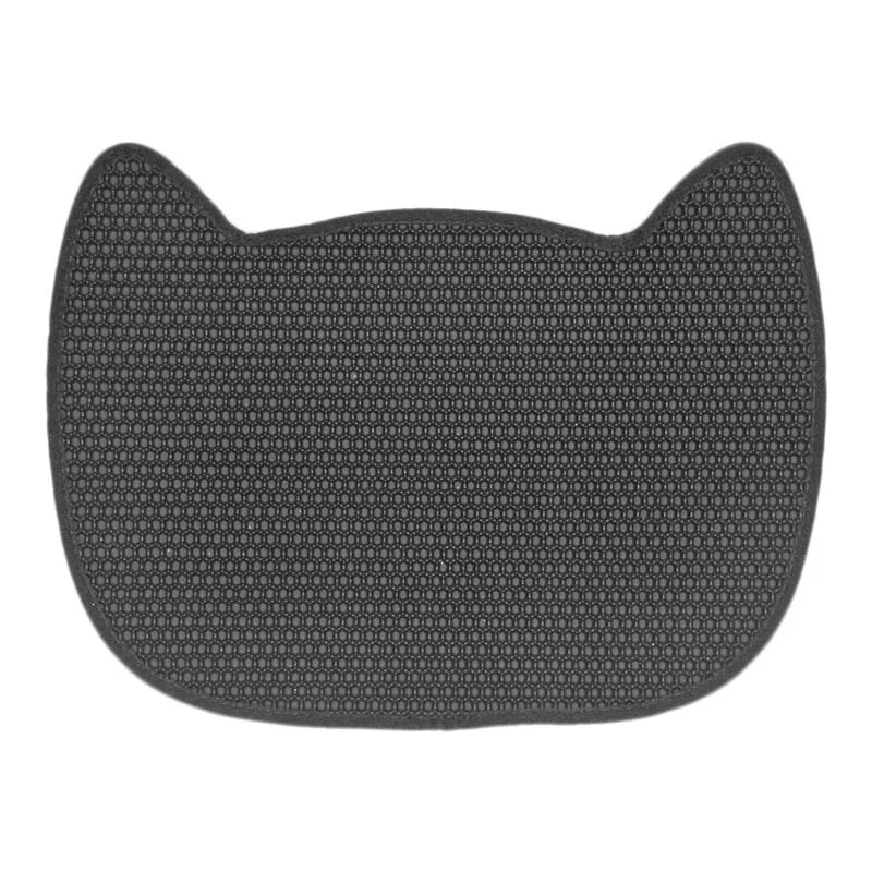 

Waterproof Pet Cat Litter Mat Layer EVA Double-Layer Cat Litter Trapping Mat Pad Bottom non-slip Large pet litter Cat Mat litter