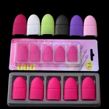 5 шт ногтей советы средство для снятия УФ гель-лака обертывание Силиконовый Эластичный замачиваемый колпачок зажим для маникюра очищающий лак слишком инструмент для ухода за лицом