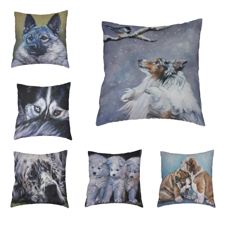 Classic Husky Nakaji Cushion Cover Get Together Throw