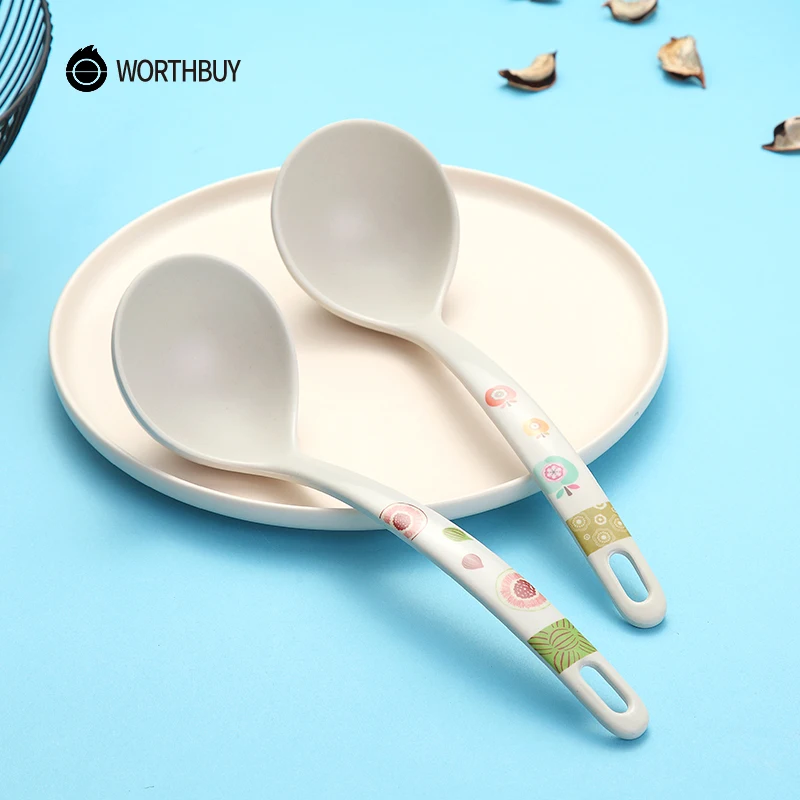 WORTHBUY японский суповый половник с длинной ручкой Экологичная бамбуковая ложка