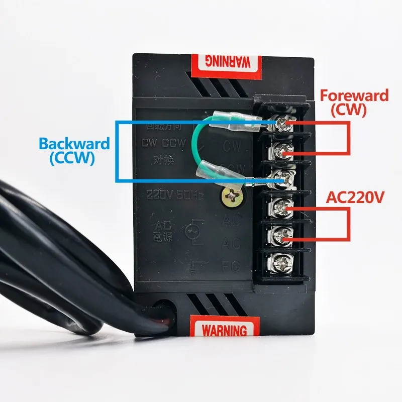 1 шт. US-52 220 В AC Регулятор скорости двигателя forword backword с фильтром конденсатор регулятор переменного тока управление двигателем CCW/CW