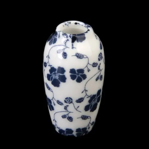 1/12 кукольный домик миниатюры керамика фарфоровая ваза голубая лоза-7 шт