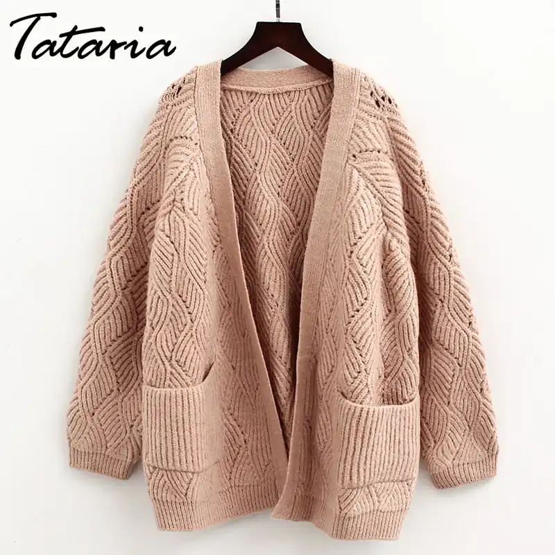 black knitted cardigan womens