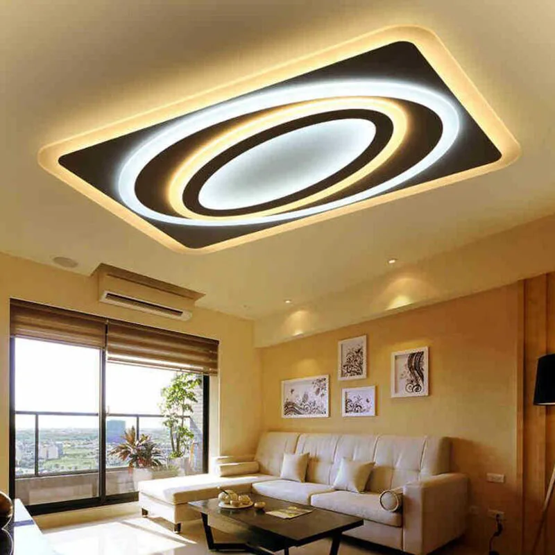 

Thin 1.2-meter led ceiling lamp rectangular living room lamp simple art bedroom lamp creative modern restaurant lighting fixture