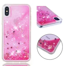 

ZRICKIE Liquid Glitter case For coque iPhone X case cover For iPhone 8 7 6 Plus 5 SE cover case Glitter Soft TPU phone cases